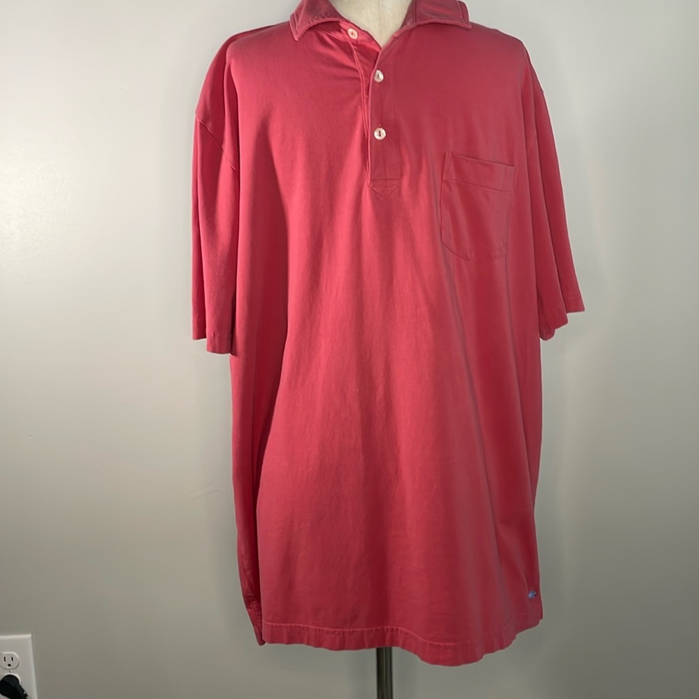 PETER MILLAR men’s cape cod red soft golf shirt